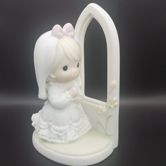 Precious Moments MAY YOUR FUTURE BE BLESSED Ceramic Collectible Figurine 1992 - Picture 6 of 6